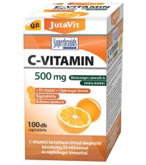 JutaVit C-vitamin naracs ízű rágótabletta 500mg, 100 db