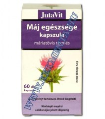 Máj egészsége kapszula (máriatövis termés), 60 db JutaVit