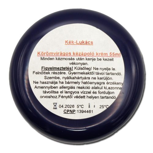 Kék Lukács Körömvirágos kézápolókrém igénybevett, száraz bőrre 50 ml