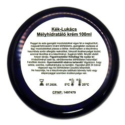   Kék Lukács Mélyhidratáló krém repedezett bőrre bőrviszketés ellen 100ml