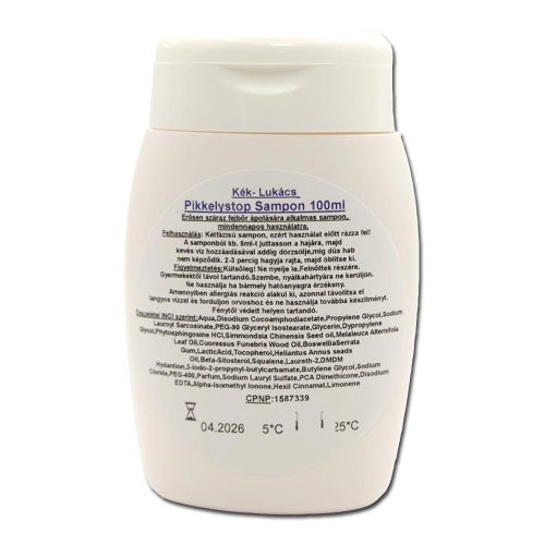 Kék Lukács Pikkelystop sampon száraz, pikkelysömörös fejbőrre 100 ml