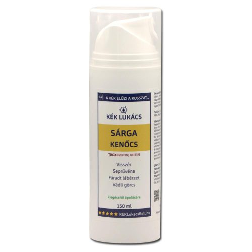 Kék Lukács Sárga kenőcs visszér, seprűvéna, nehéz láb kezelésére 150 ml