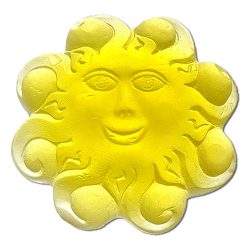   Kék Lukács kézműves szappan Napocska figura, napocska szappan 90 g