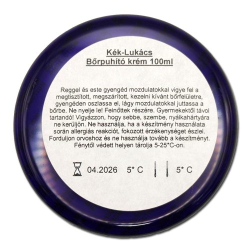 Kék Lukács Bőrpuhító krém bőrkeményedés, bőrkinövés ellen 100 ml